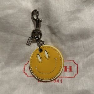 Coach smile keychain